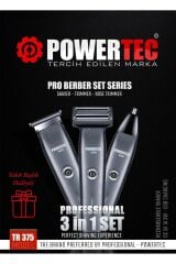 Powertec TR-375 3in1 Erkek Bakım Seti