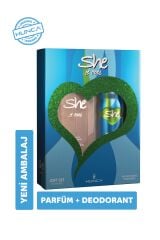 She Cool Kadın Parfüm Seti (EDT 50 ML DEODORANT 150 ML)
