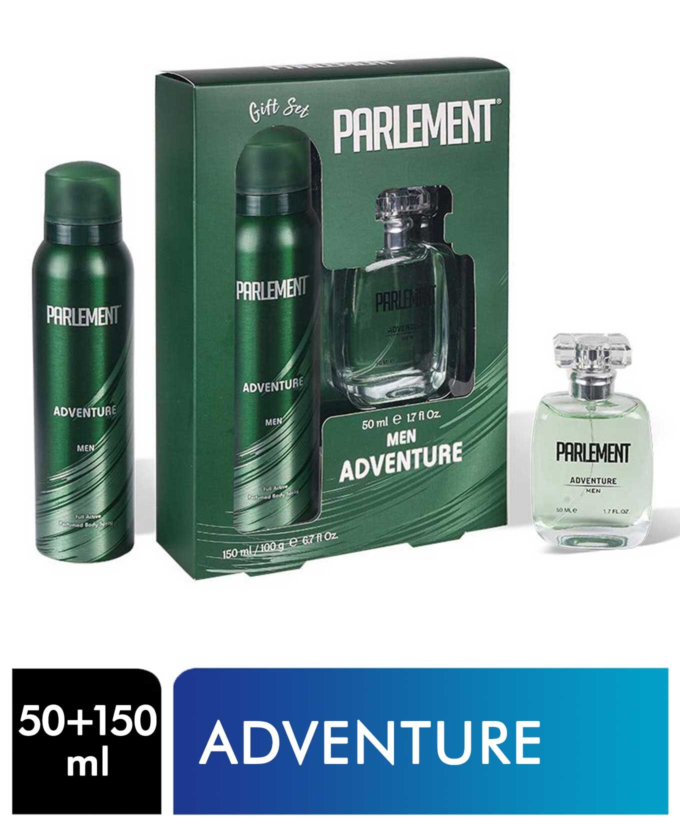 Parlement Erkek Parfüm 50 ml + Deodorant 150 ml Adventure