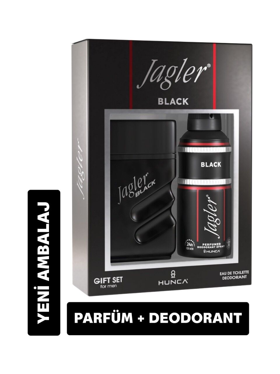 Jagler Black Erkek Parfüm Edt 90 ml + 150 ml Deodorant