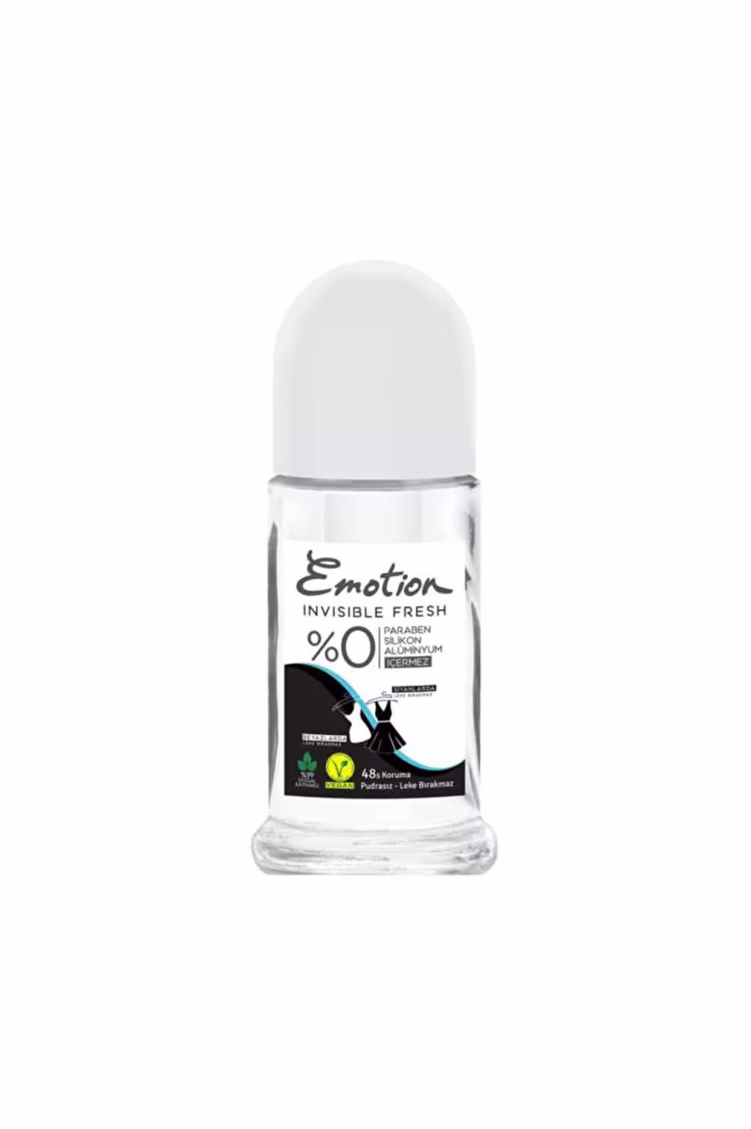 Emotion Invisible Fresh Pudrasız Leke Yapmayan Kadın Roll-On Deodorant 50 ml