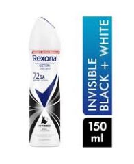 Rexona Invisible Black White Kadın Sprey Deodorant 150 ml