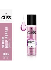 Gliss Deep Repair Onarıcı Tüm Saç Tipleri İçin Bakım Yapan Sıvı Saç Kremi 200 ml