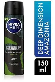 NIVEA Deodorant Erkek 150ml.deep Amazonıa