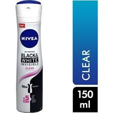 Nivea Deodorant 150 ml Kadın Invisible Black&white 4005900156143 Deodorant
