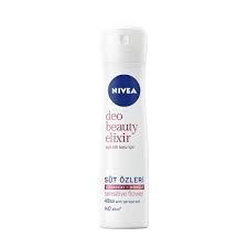 Nivea Kadın Sprey Deodorant Beauty Elixir Sensitive Flower,48 Saat Anti-perspirant Koruma 150ml
