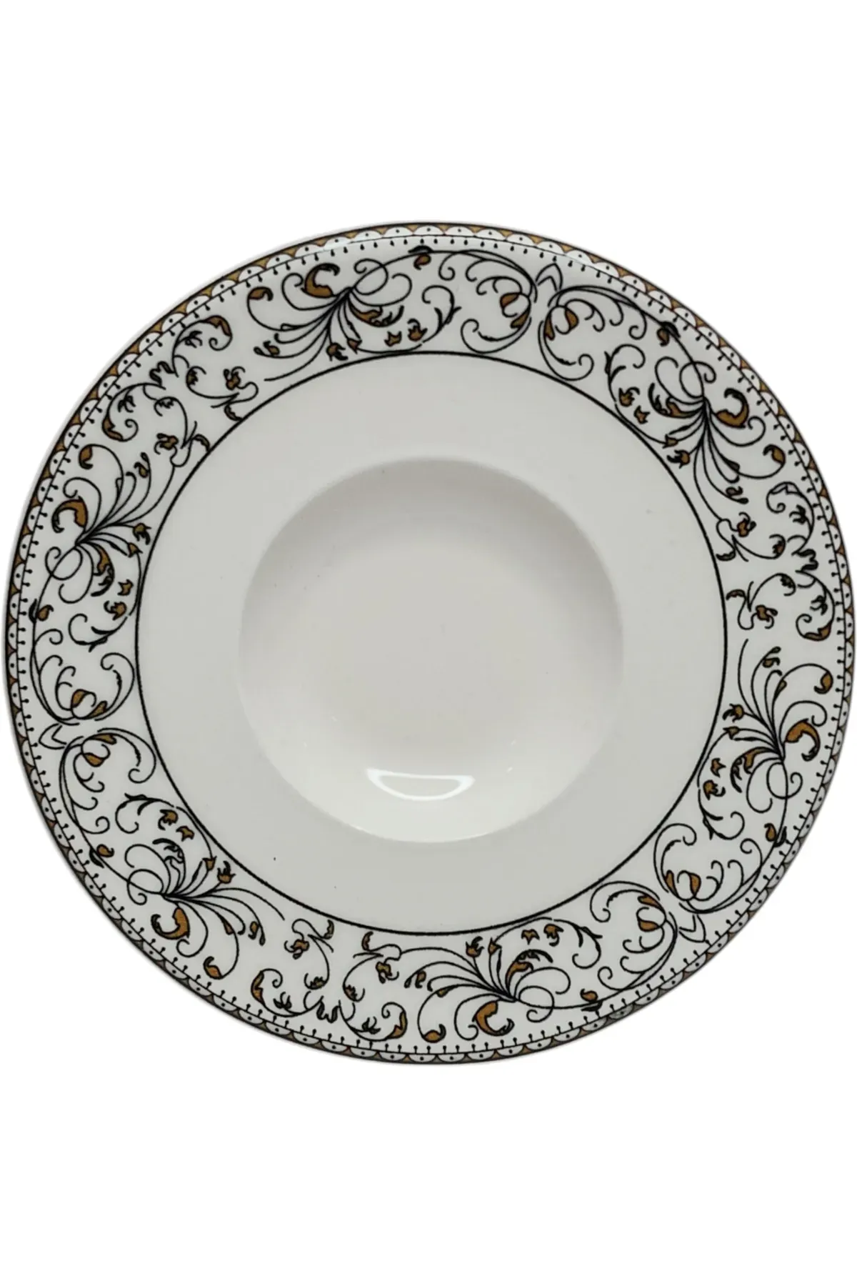Tosyalı Home Lüks Porselen Çay & Kahve Fincanı Tabağı Desenli 6'lı