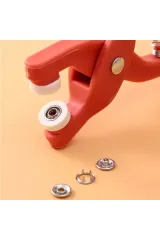 Tosyalı Home Çıt Çıt Düğme Ve Pensesi 100 Set Çıt Çıt Metal Düğme Yapma Seti