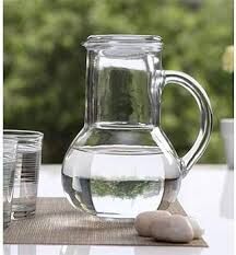 Paşabahçe Oasis 98328 1 lt Bardaklı Başucu Sürahisi