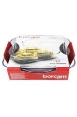 Paşabahçe Borcam Kare Tepsi Set 2'li 159028
