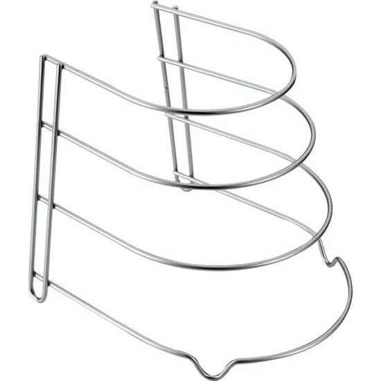 Tosyalı Home 4 Katlı Metal Organizer Tava Rafı Platin