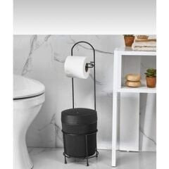 TOSYALI WC  KAĞITLIK  ÇÖP KOVALI SİYAH