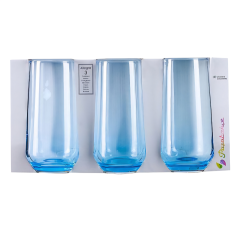 Paşabahçe Su Bardağı 420015 3'lü Allegra 470cc Turkuaz