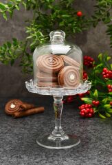 Paşabahçe Midi Patisserie Ayaklı Fanus 19,8 Cm
