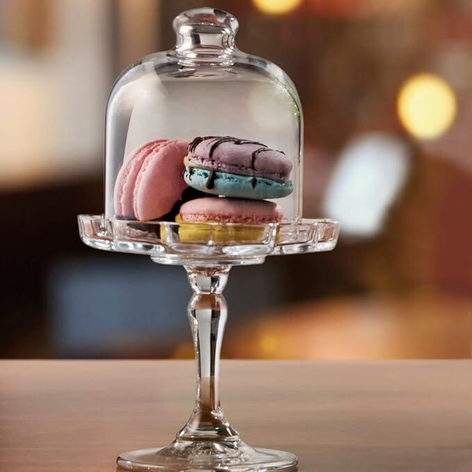 Paşabahçe Midi Patisserie Ayaklı Fanus 19,8 Cm