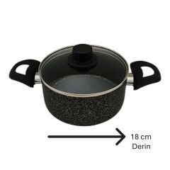 Harika 7 Parça Granit Tencere Set (Non Stıck Alemınyum)