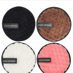 Peluş Yüz Temizleme Süngeri Yumuşak Dokulu 2 Adet