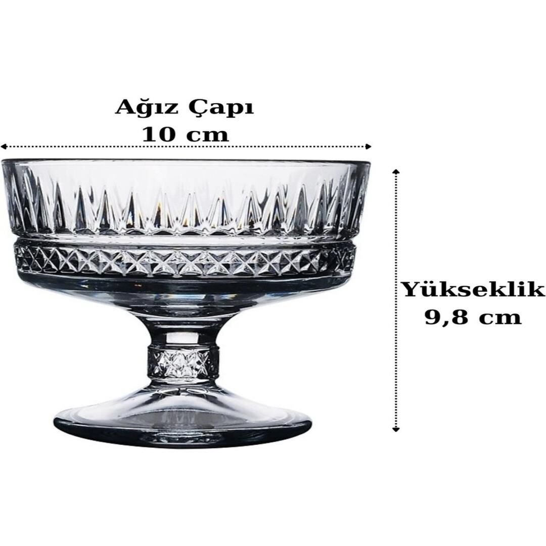 Paşabahçe Elysia 2'li Ayaklı Kase 51749