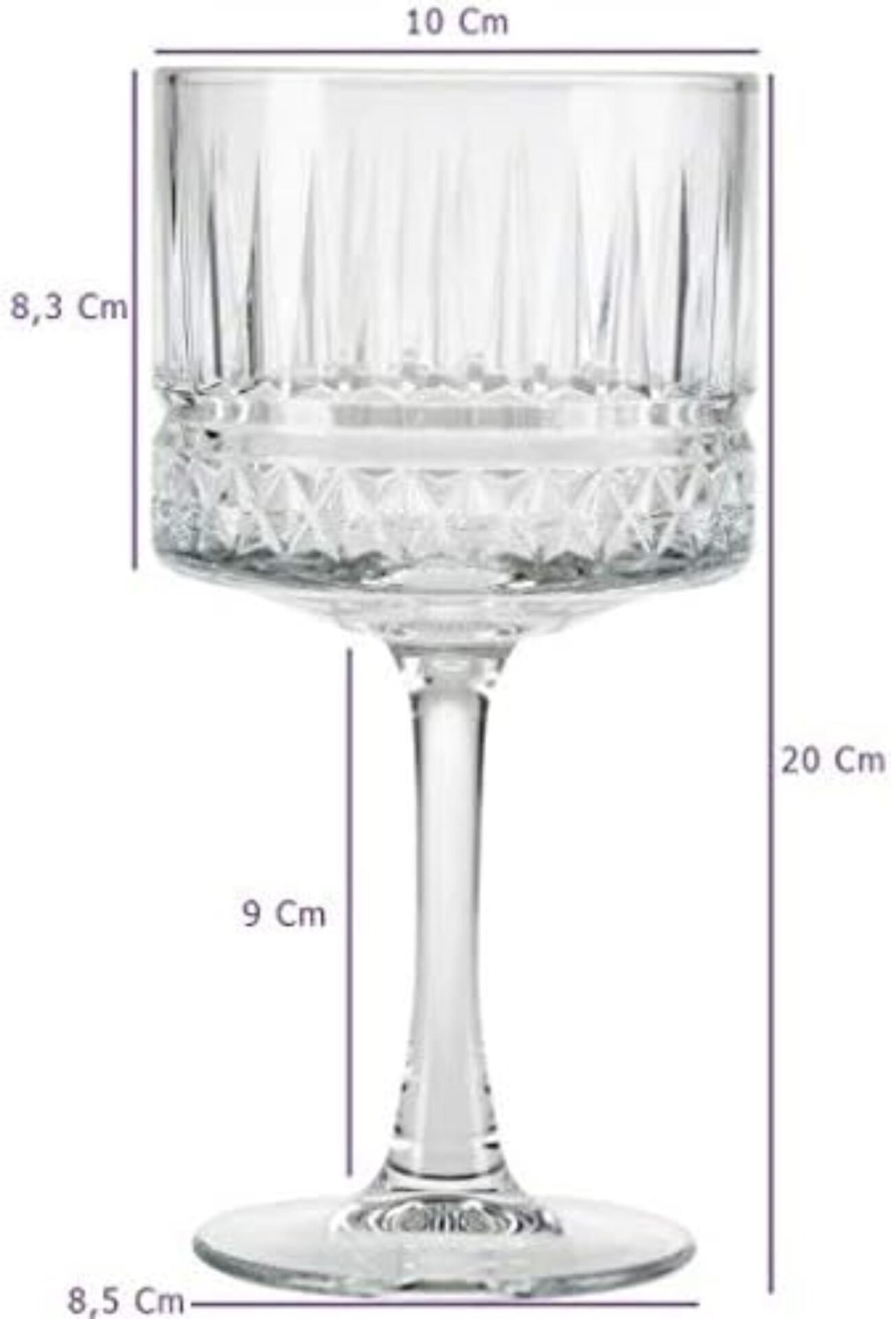 Paşabahçe 440437 Elysıa Ayaklı Bardak 4 Lü