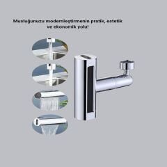 Togo 360° Dönebilen Musluk Başlığı 4 Fonksiyonlu Su Tasarruflu ve Dayanıklı