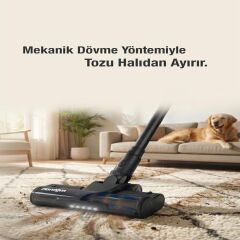 FANTOM Pluto P 6000 Cyclone Dikey Elektrikli Süpürge Siyah 500w