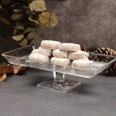 Paşabahçe 950008 Madlen Dikdörtgen Ayaklı Servis Tabağı