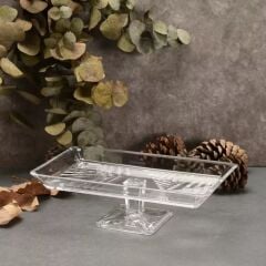 Paşabahçe 950008 Madlen Dikdörtgen Ayaklı Servis Tabağı