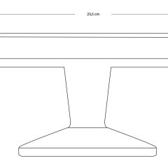 Paşabahçe 950007 Madlen Kare Ayaklı Servis Tabağı